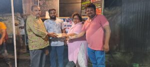 donated Rs.4000/_ and Clothes to Needy poor family
